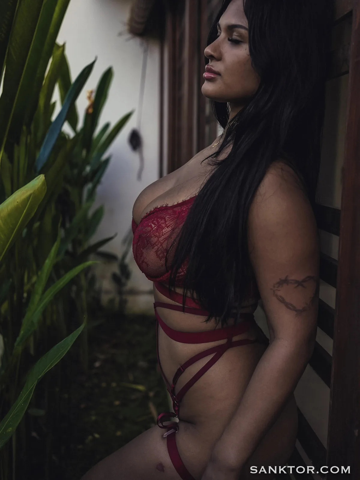 Kimberly Red Lingerie Sanktor - Empire Models