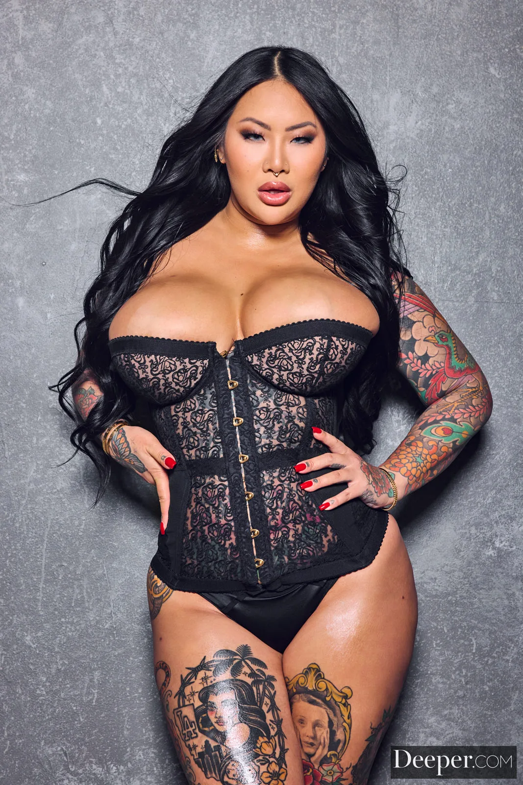 Kazumi and Connie Perignon Bare Witness Deeper - Empire Models – photo 9