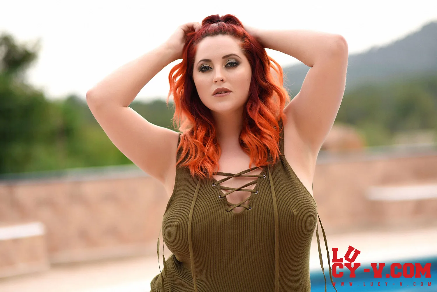 Luxy Vixen Poolside - Empire Models – photo 2