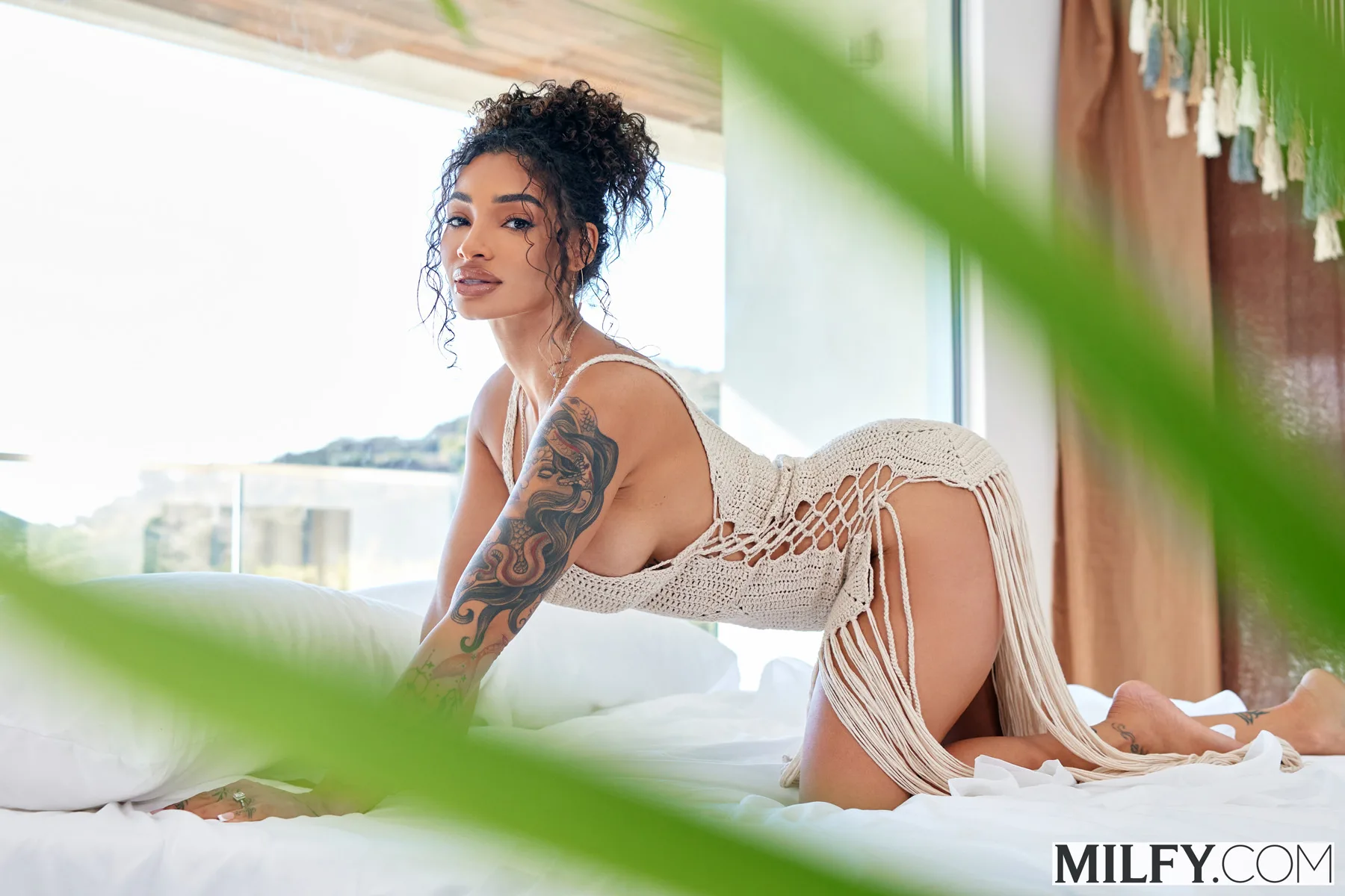 Medusa Fit Yoga MILF Medusa Rides Young Studs Cock All Day MILFY - Empire Models – photo 13