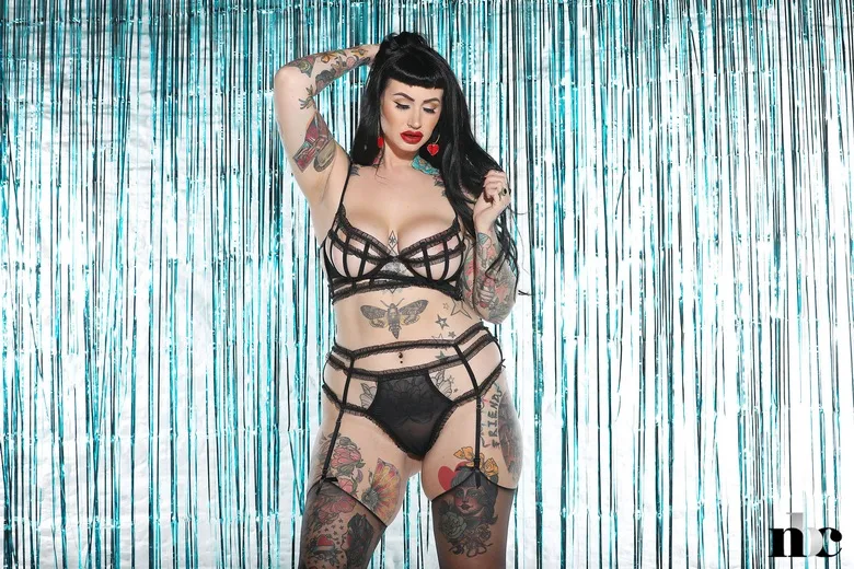 Cherrie Pie black lingerie - Empire Models – photo 3