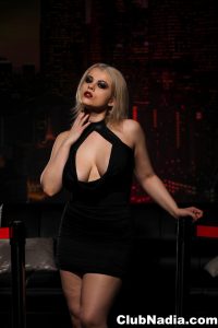 Nadia White Hot Black DressNadia White